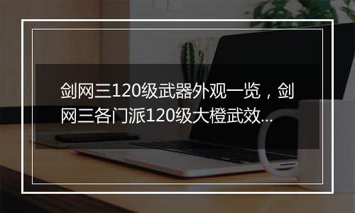 剑网三120级武器外观一览，剑网三各门派120级大橙武效...